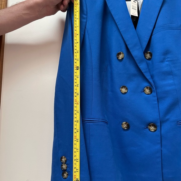 Talbots double-breasted suit jacket, size 14. - Picture 10 of 12